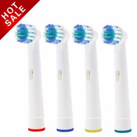 4x wymienne główki do szczoteczki do szczoteczki elektrycznej oral-b Fit Advance Power/Pro Health/Triumph/3D Excel/Vitality precyzyjnym czyszczeniem 1
